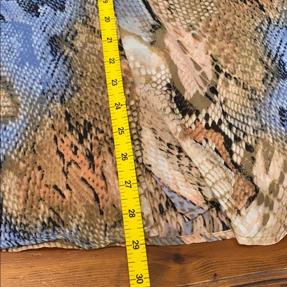 Dressbarn Snakeskin Print Top - Picture 7 of 9